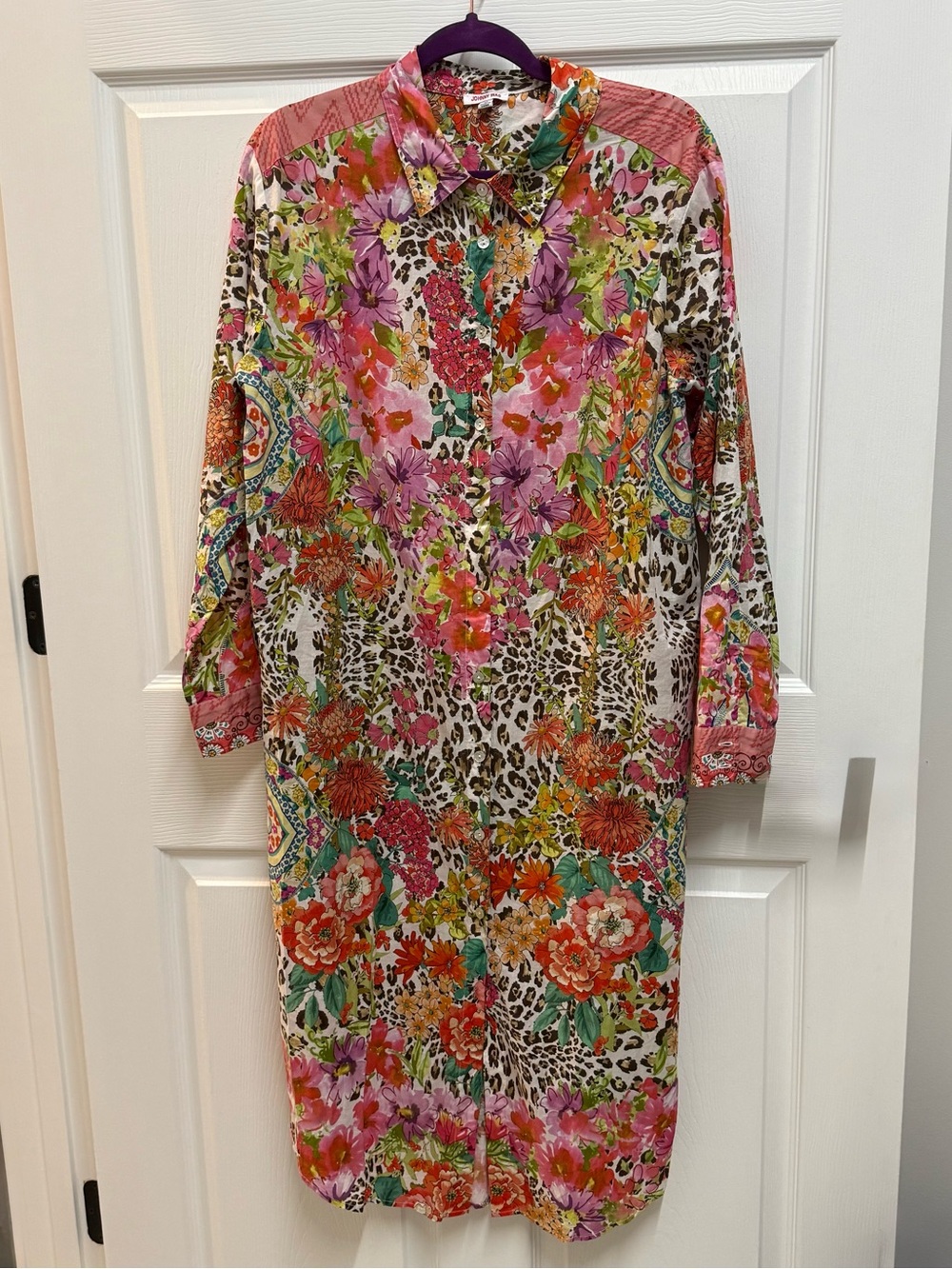 Johnny Was Wild Garden Relaxed Overshirt